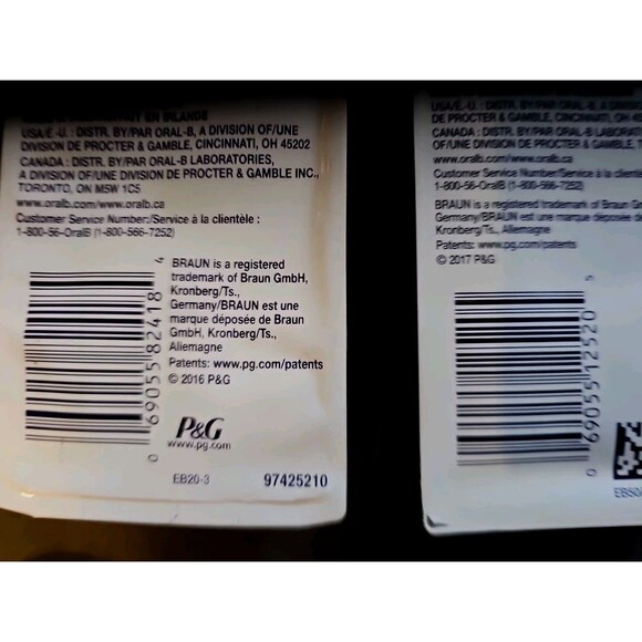 6 ORAL-B Replacement Toothbrush Teeth Tooth Brush Heads 2 - 3Packs (2 Diff Types - Picture 5 of 5